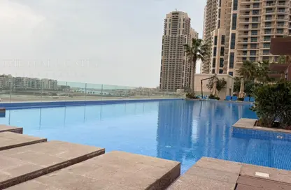 Apartment - 1 Bedroom - 2 Bathrooms for rent in Abraj Bay - Abraj Quartiers - The Pearl Island - Doha