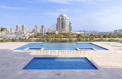 Apartment - 2 Bedrooms - 4 Bathrooms for rent in Lusail Marina Heights - Marina District - Lusail