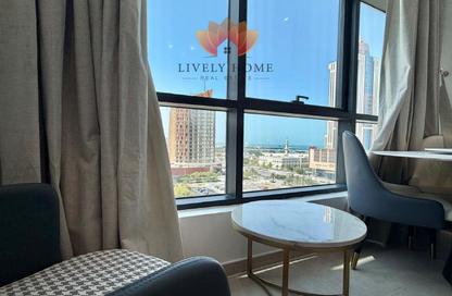 Apartment - 2 - 2 for rent in Lusail Marina Heights - Marina District - Lusail