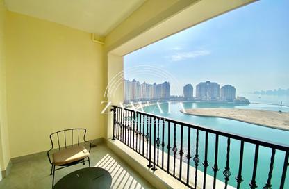 Apartment - 1 Bedroom - 2 Bathrooms for rent in Viva West - Viva Bahriyah - The Pearl Island - Doha