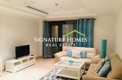 Apartment - 1 Bedroom - 2 Bathrooms for rent in Tower 19 - Porto Arabia - The Pearl Island - Doha