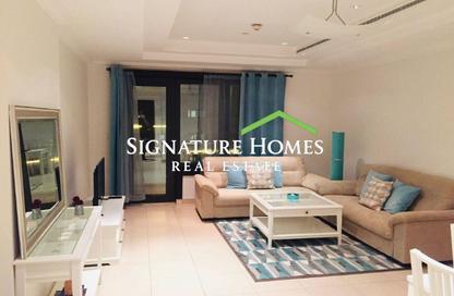Apartment - 1 Bedroom - 2 Bathrooms for rent in Tower 19 - Porto Arabia - The Pearl Island - Doha