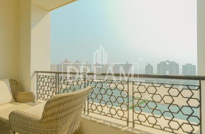 Apartment - 3 - 4 for rent in Viva West - Viva Bahriyah - The Pearl Island - Doha
