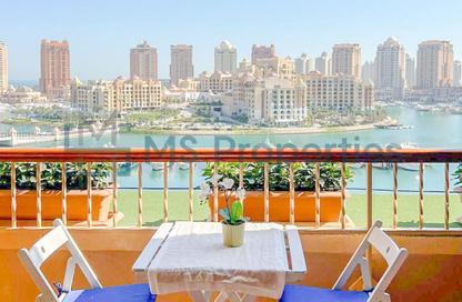 Apartment - 2 Bedrooms - 3 Bathrooms for sale in West Porto Drive - Porto Arabia - The Pearl Island - Doha
