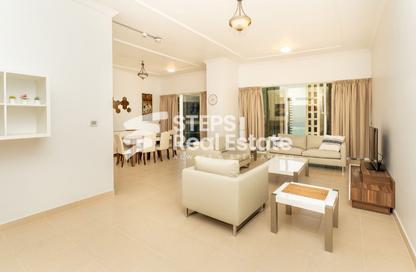 Apartment - 2 Bedrooms - 4 Bathrooms for rent in AAMAL Tower - Central Business District - West Bay - Doha