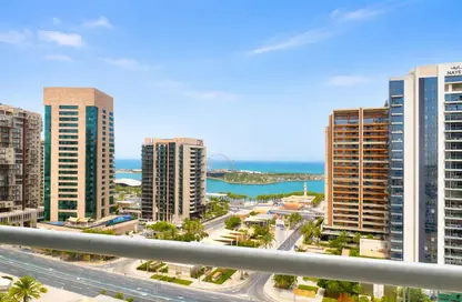 شقة - غرفة نوم - 2 حمامات للايجار في 195 مساكن مارينا - منطقة المارينا - الوسيل