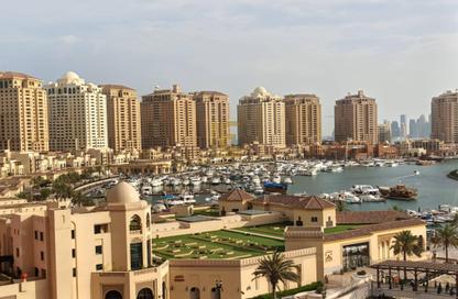 Apartment - 1 Bedroom - 2 Bathrooms for rent in West Porto Drive - Porto Arabia - The Pearl Island - Doha