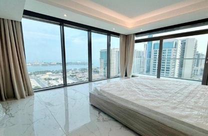 Apartment - 2 Bedrooms - 3 Bathrooms for rent in Lusail Marina Heights - Marina District - Lusail