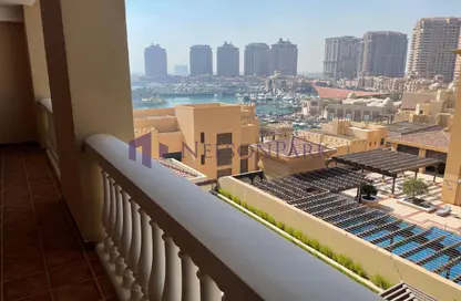 Apartment - 1 Bedroom - 2 Bathrooms for rent in Tower 14 - Porto Arabia - The Pearl Island - Doha