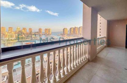 Apartment - 2 Bedrooms - 3 Bathrooms for sale in West Porto Drive - Porto Arabia - The Pearl Island - Doha