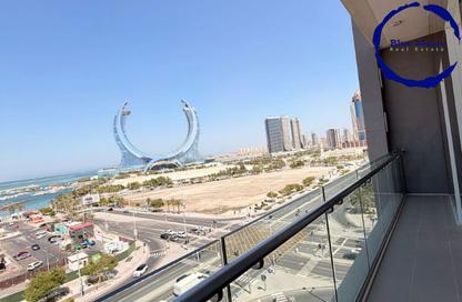 Apartment - 1 Bedroom - 2 Bathrooms for rent in Lusail Marina Heights - Marina District - Lusail Apartment - 1 Bedroom - 2 Bathrooms for rent in Lusail Marina Heights - Marina District - Lusail