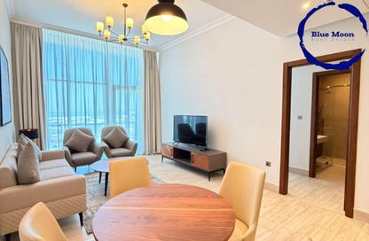 Apartment - 1 Bedroom - 2 Bathrooms for rent in Lusail Marina Heights - Marina District - Lusail Apartment - 1 Bedroom - 2 Bathrooms for rent in Lusail Marina Heights - Marina District - Lusail