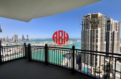 Apartment - 1 Bedroom - 1 Bathroom for rent in Abraj Bay - Abraj Quartiers - The Pearl Island - Doha
