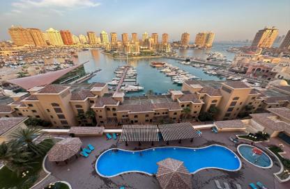 Apartment - 2 Bedrooms - 2 Bathrooms for rent in West Porto Drive - Porto Arabia - The Pearl Island - Doha