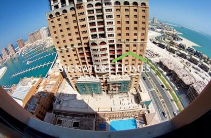 Apartment - 1 Bedroom - 2 Bathrooms for rent in Tower 29 - Porto Arabia - The Pearl Island - Doha