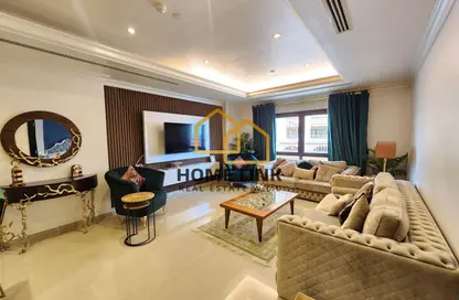 Apartment - 1 Bedroom - 2 Bathrooms for rent in East Porto Drive - Porto Arabia - The Pearl Island - Doha