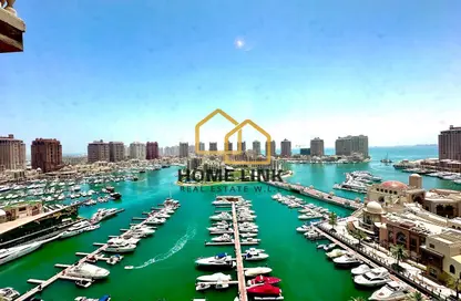 شقة - 3 غرف نوم - 4 حمامات للايجار في طريق بورتو الغربي - بورتو أرابيا - جزيرة اللؤلؤة - الدوحة