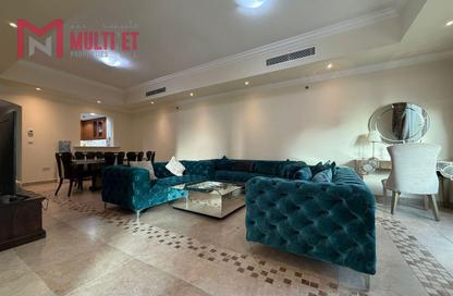 Apartment - 2 Bedrooms - 3 Bathrooms for rent in West Porto Drive - Porto Arabia - The Pearl Island - Doha