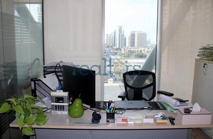 Office Space - Studio - 2 Bathrooms for rent in Marina Tower 02 - Marina District - Lusail