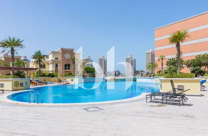 Apartment - 3 Bedrooms - 3 Bathrooms for rent in Viva West - Viva Bahriyah - The Pearl Island - Doha