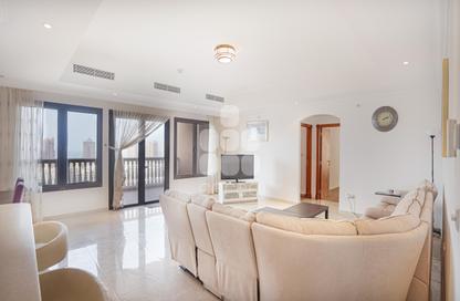 Apartment - 2 Bedrooms - 3 Bathrooms for sale in East Porto Drive - Porto Arabia - The Pearl Island - Doha