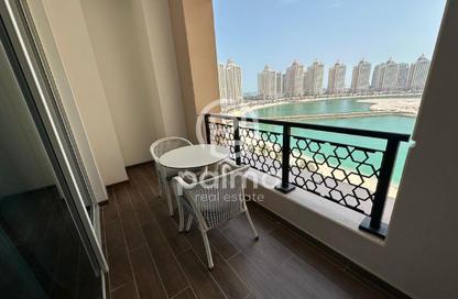 Apartment - 1 Bedroom - 2 Bathrooms for rent in Viva East - Viva Bahriyah - The Pearl Island - Doha