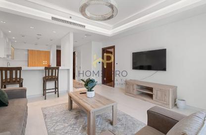 Apartment - 1 Bedroom - 2 Bathrooms for rent in Crystal Residence - Gewan Island - The Pearl Island - Doha
