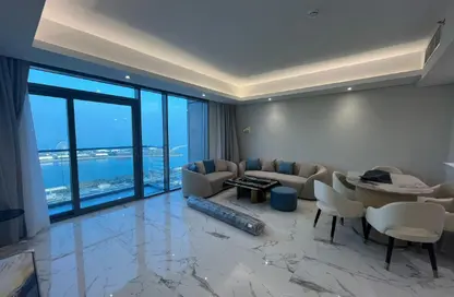 Apartment - 2 Bedrooms - 3 Bathrooms for rent in Lusail Marina Heights - Marina District - Lusail