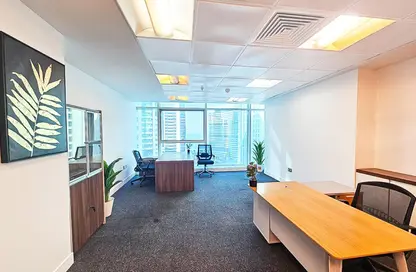 Office Space - 1 Bedroom - 3 Bathrooms for rent in Al Jazeera Tower - West Bay - West Bay - Doha