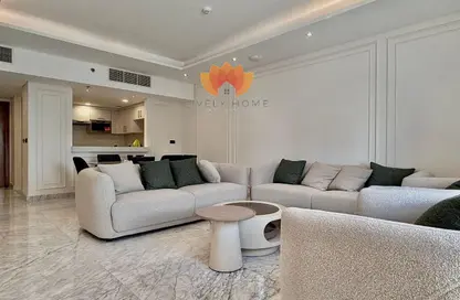 Apartment - 2 Bedrooms - 3 Bathrooms for rent in Lusail Marina Heights - Marina District - Lusail Apartment - 2 Bedrooms - 3 Bathrooms for rent in Lusail Marina Heights - Marina District - Lusail