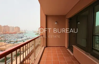Apartment - Studio - 1 Bathroom for rent in East Porto Drive - Porto Arabia - The Pearl Island - Doha