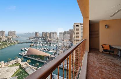 Apartment - 3 Bedrooms - 4 Bathrooms for rent in East Porto Drive - Porto Arabia - The Pearl Island - Doha