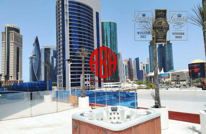Apartment - 2 - 3 for rent in West Bay Tower - West Bay - West Bay - Doha