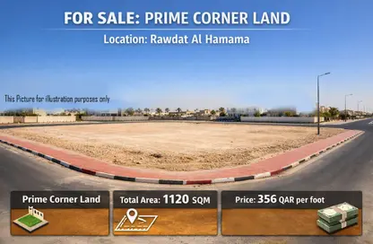 Land - Studio for sale in Rawdat Al Hamama - Al Daayen