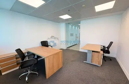 Office Space - Studio - 4 Bathrooms for rent in Al Jazeera Tower - West Bay - West Bay - Doha