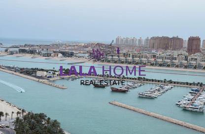 Apartment - 2 Bedrooms - 3 Bathrooms for rent in Lusail Marina Heights - Marina District - Lusail