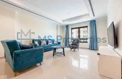 Apartment - 1 Bedroom - 2 Bathrooms for rent in West Porto Drive - Porto Arabia - The Pearl Island - Doha Apartment - 1 Bedroom - 2 Bathrooms for rent in West Porto Drive - Porto Arabia - The Pearl Island - Doha