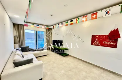 Apartment - 2 Bedrooms - 3 Bathrooms for rent in Rivan Building - Al Erkyah City - Lusail