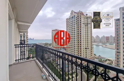 Apartment - 2 Bedrooms - 3 Bathrooms for rent in Floresta Gardens - Floresta Gardens - The Pearl Island - Doha