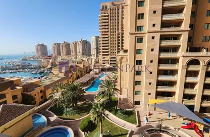Apartment - 2 Bedrooms - 3 Bathrooms for sale in East Porto Drive - Porto Arabia - The Pearl Island - Doha