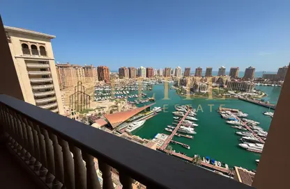 Apartment - 2 Bedrooms - 2 Bathrooms for rent in East Porto Drive - Porto Arabia - The Pearl Island - Doha