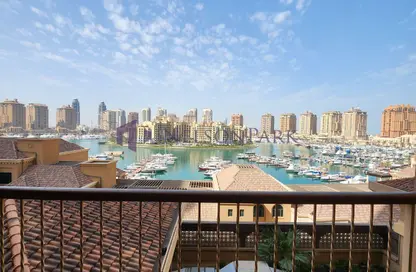 Apartment - Studio - 1 Bathroom for rent in One Porto Arabia - Porto Arabia - The Pearl Island - Doha