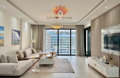 Apartment - 1 - 1 for rent in Lusail Marina Heights - Marina District - Lusail