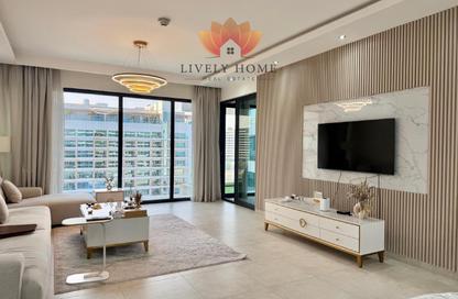 Apartment - 1 - 1 for rent in Lusail Marina Heights - Marina District - Lusail