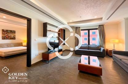 Apartment - 1 Bedroom - 2 Bathrooms for rent in East Porto Drive - Porto Arabia - The Pearl Island - Doha