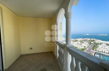 Apartment - 2 Bedrooms - 3 Bathrooms for rent in Viva East - Viva Bahriyah - The Pearl Island - Doha