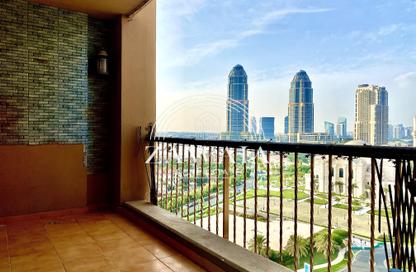 Apartment - 1 Bedroom - 2 Bathrooms for rent in West Porto Drive - Porto Arabia - The Pearl Island - Doha