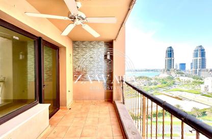 Apartment - 1 Bedroom - 2 Bathrooms for rent in West Porto Drive - Porto Arabia - The Pearl Island - Doha