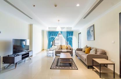 Apartment - 1 Bedroom - 2 Bathrooms for rent in Tower 13 - Porto Arabia - The Pearl Island - Doha