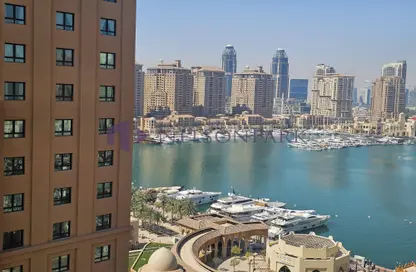 Apartment - 1 Bedroom - 2 Bathrooms for rent in East Porto Drive - Porto Arabia - The Pearl Island - Doha